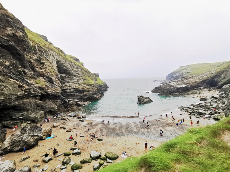 Cove at Tintagel Castle